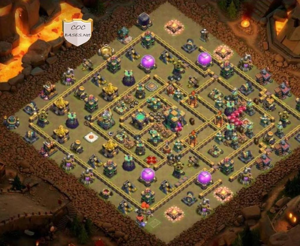 coc trophy push town hall 14 layout with download link