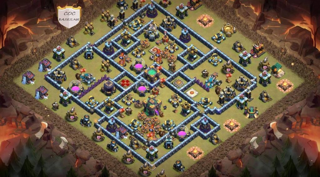 exceptional level 14 war layout link anti ground with pets