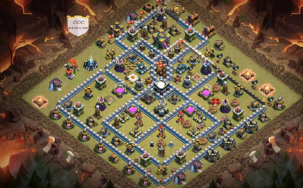 exceptional town hall 14 base anti 2 star