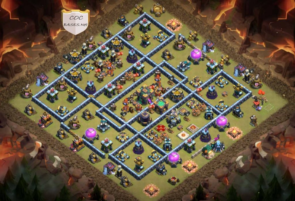 good level 14 war base layout link anti 3 stars