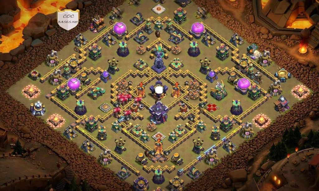 th15 trophy base anti all troops