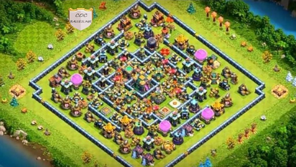 town hall 14 farming base layout link