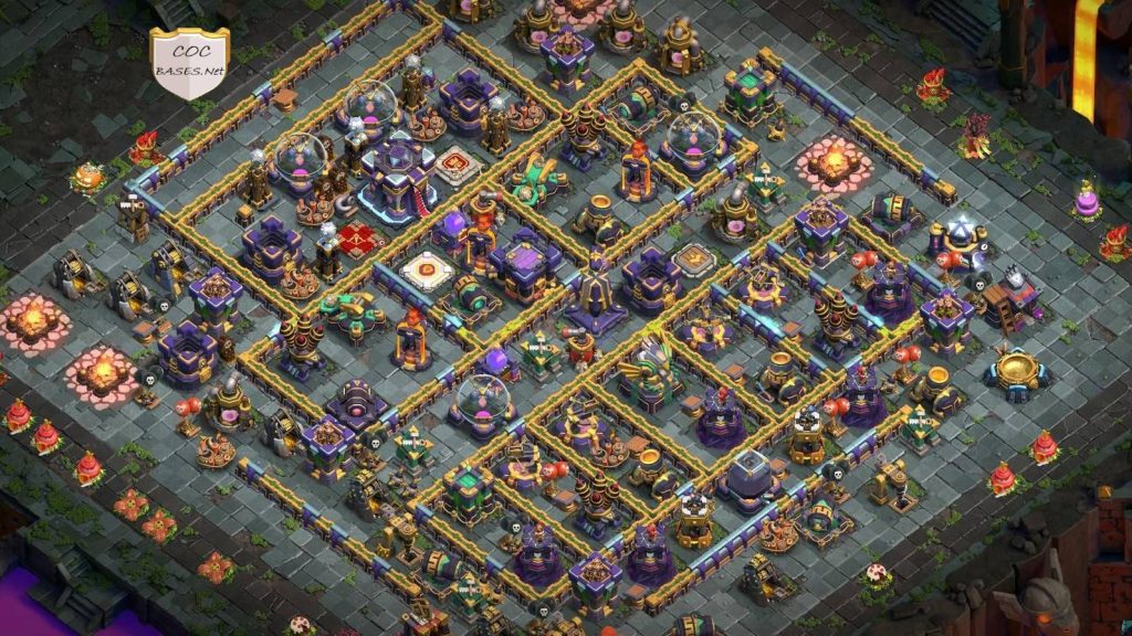 town hall 15 war base links with hero pets